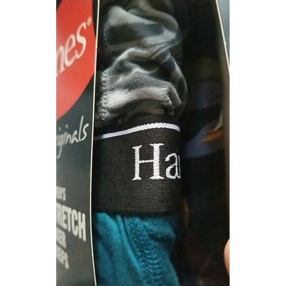 NEW 3 PACK MENS HANES ORIGINALS ULTIMATE COTTON STRETCH BOXER BRIEFS MODERN FIT - Picture 3 of 3